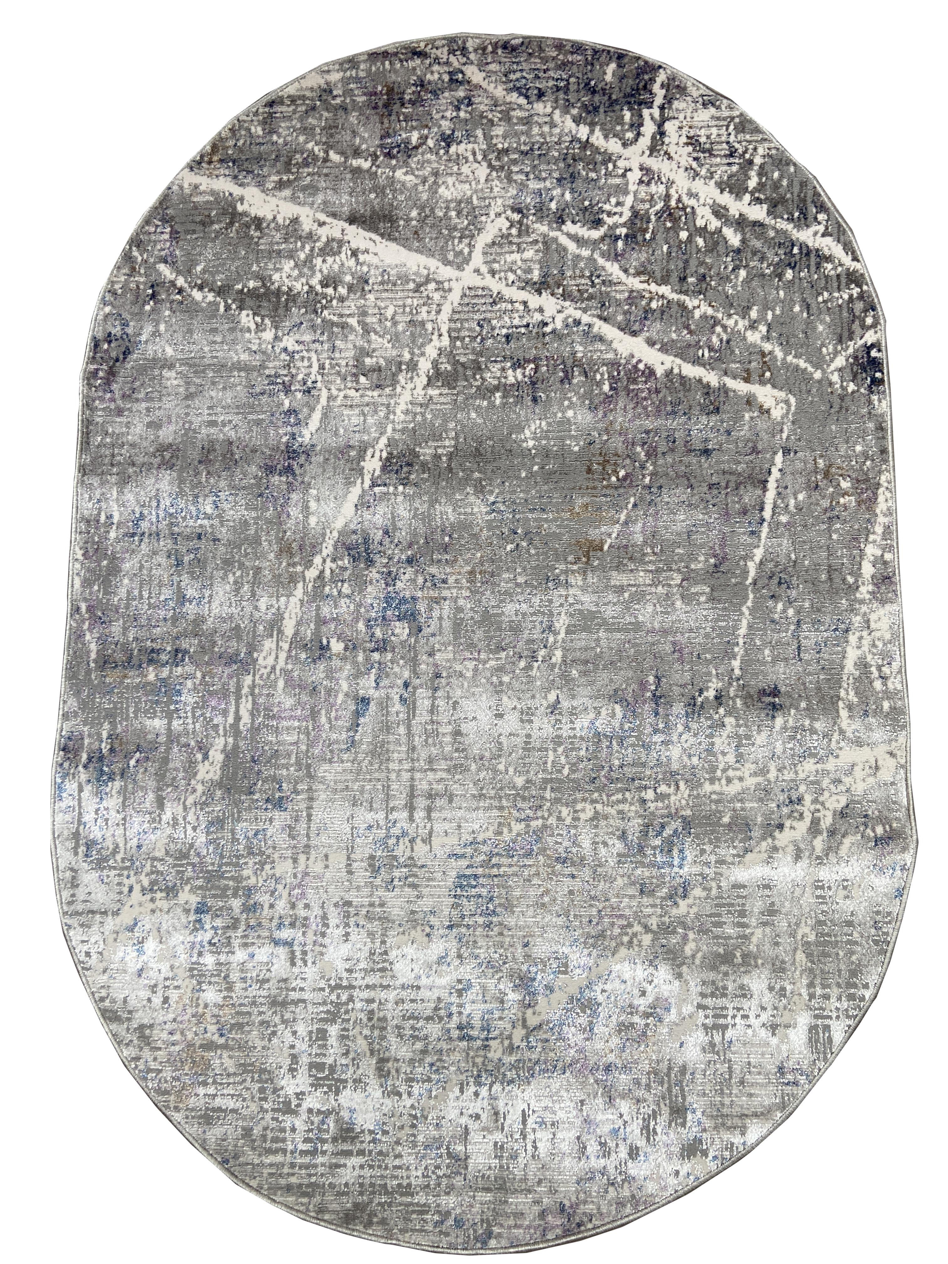 Килим Charleston 200x300 см овал Сірий (AJ28DО1) Килим Charleston 200x300 см овал Сірий (AJ28DО1)