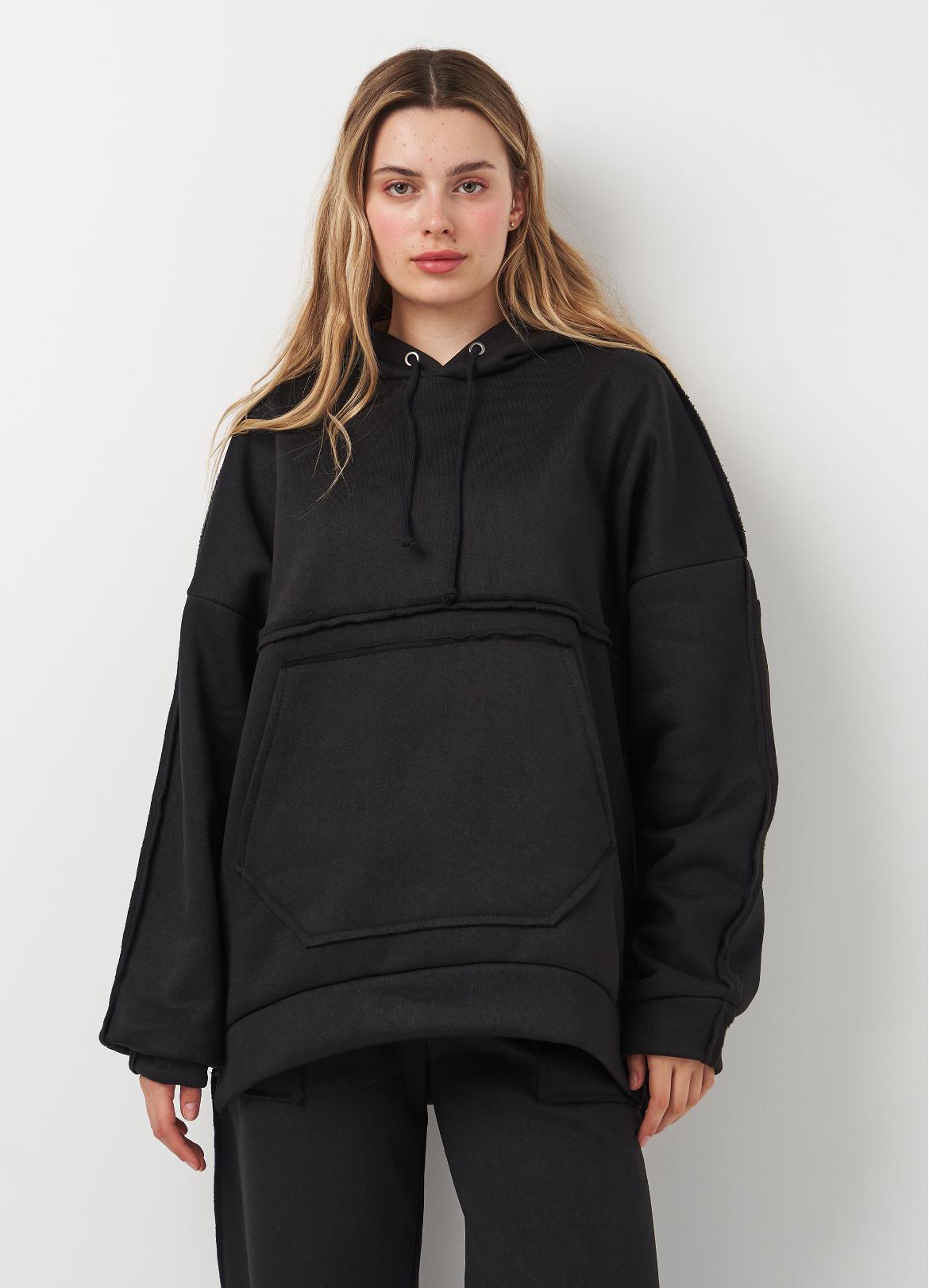 Спортивный костюм утепленный Вилена женский р. 48 Черный (2288073115) - фото 2 Спортивный костюм утепленный Вилена женский р. 48 Черный (2288073115) - фото 2