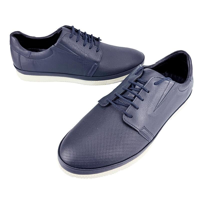 Туфли мужские кожаные N-00883 p. 40 26 см Синий - фото 2