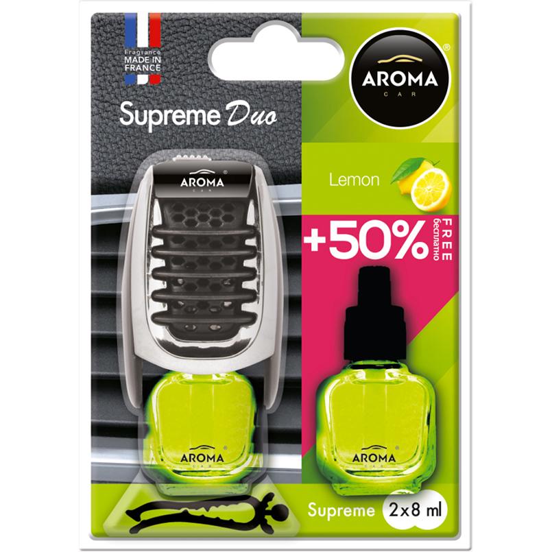 Ароматизатор Aroma Car Supreme Duo Slim Lemon жидкий 7мл