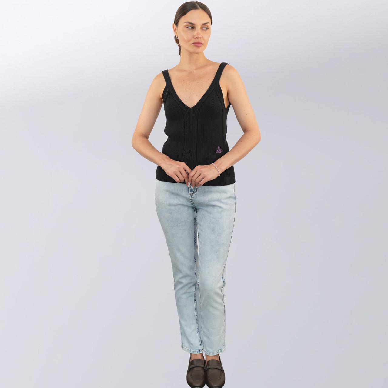 Майка жіноча повсякденна Vivienne Westwood S Чорний (2589902333) - фото 2 Майка жіноча повсякденна Vivienne Westwood S Чорний (2589902333) - фото 2