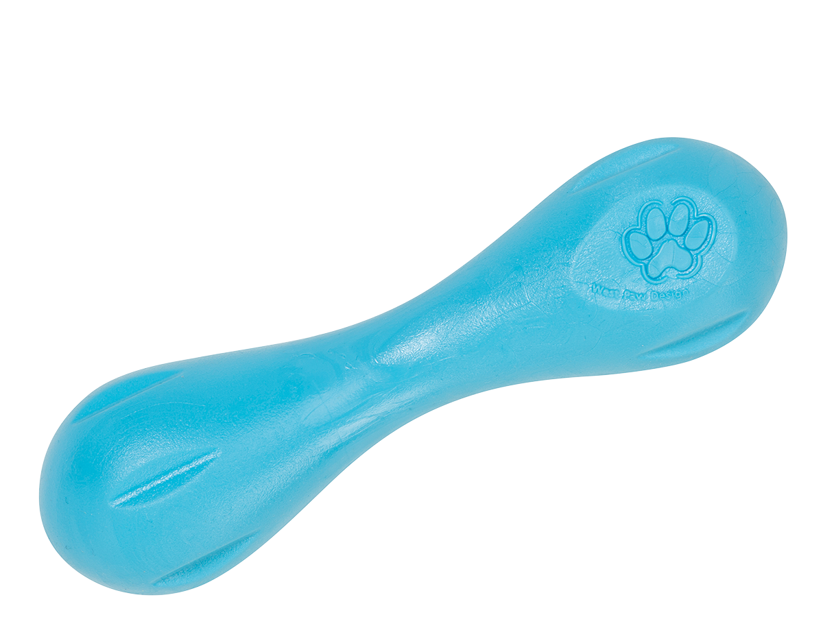 Игрушка для собак WestPaw Zogoflex Hurley Bone кость 15 см Голубой (ZG010AQA) - фото 2