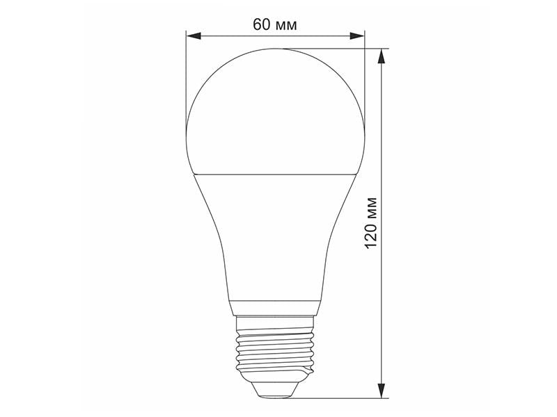 Світлодіодна лампа Videx A65e 15 Вт E27 4100K 220 В (7373) - фото 3