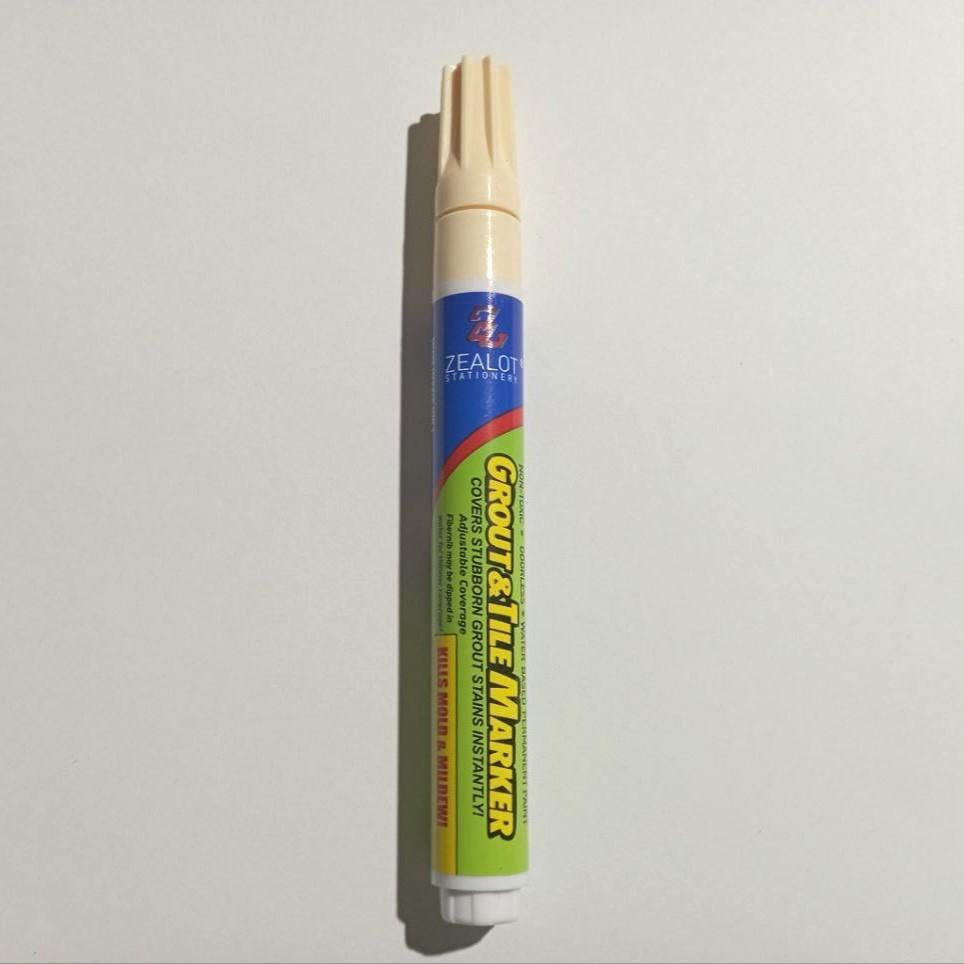 Маркер Grout-Aide для восстановления швов плитки и удаление грибка на кухне/ванной Бежевый - фото 3