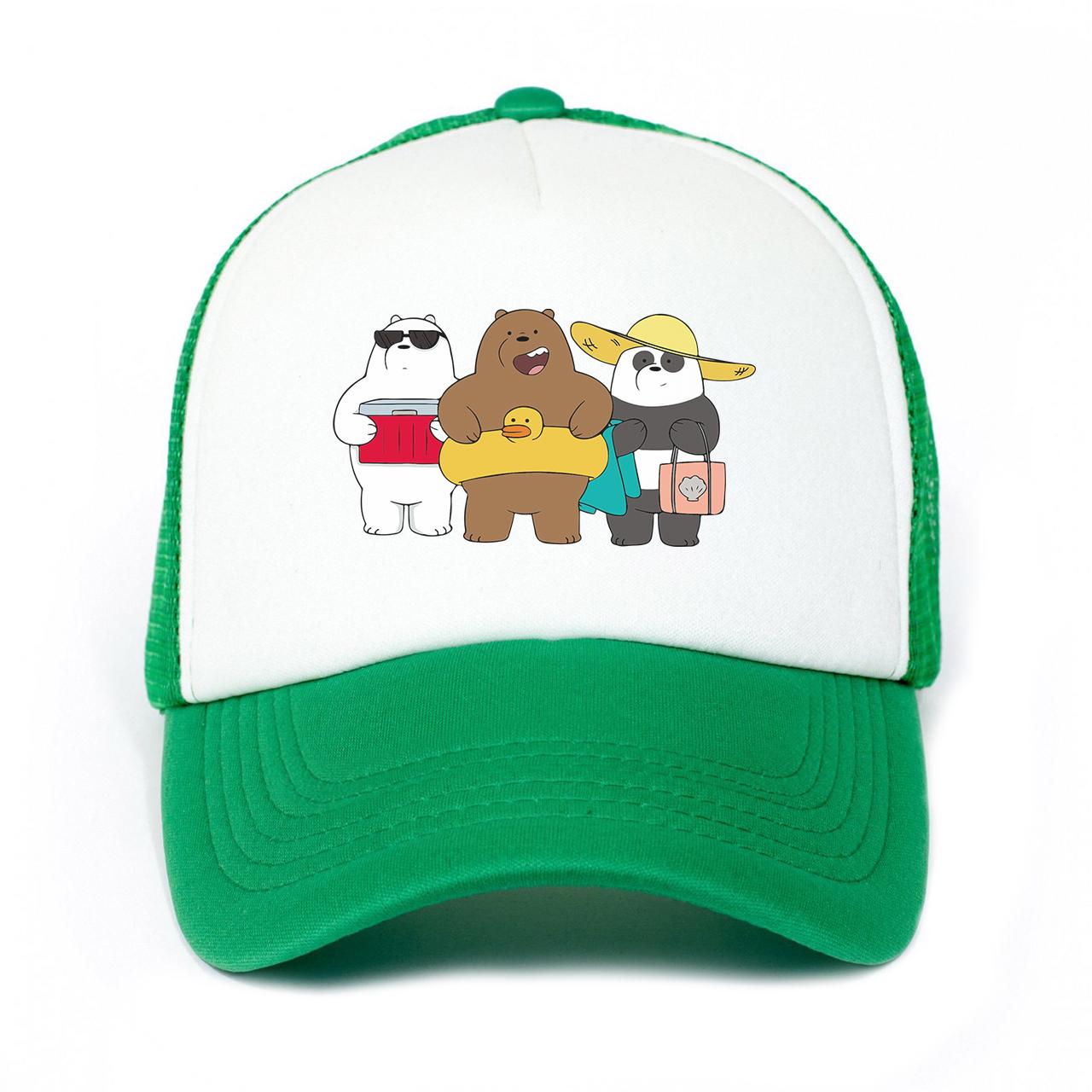 Кепка тракер детская We Bare Bears Зеленый (33404-2893-KG)