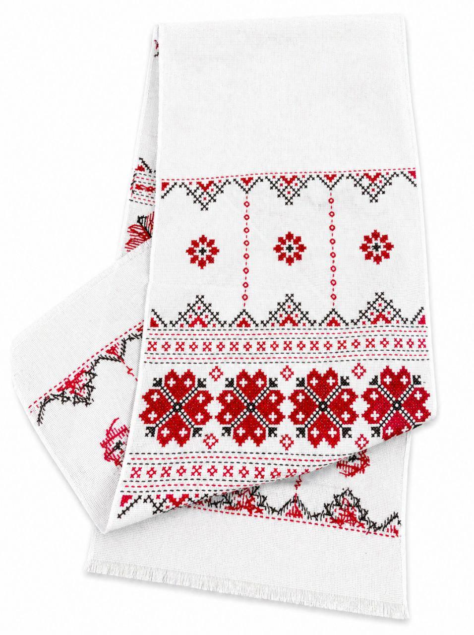 Рушник вишитий хрестиком 32х200 см (РВ 01-50) - фото 3