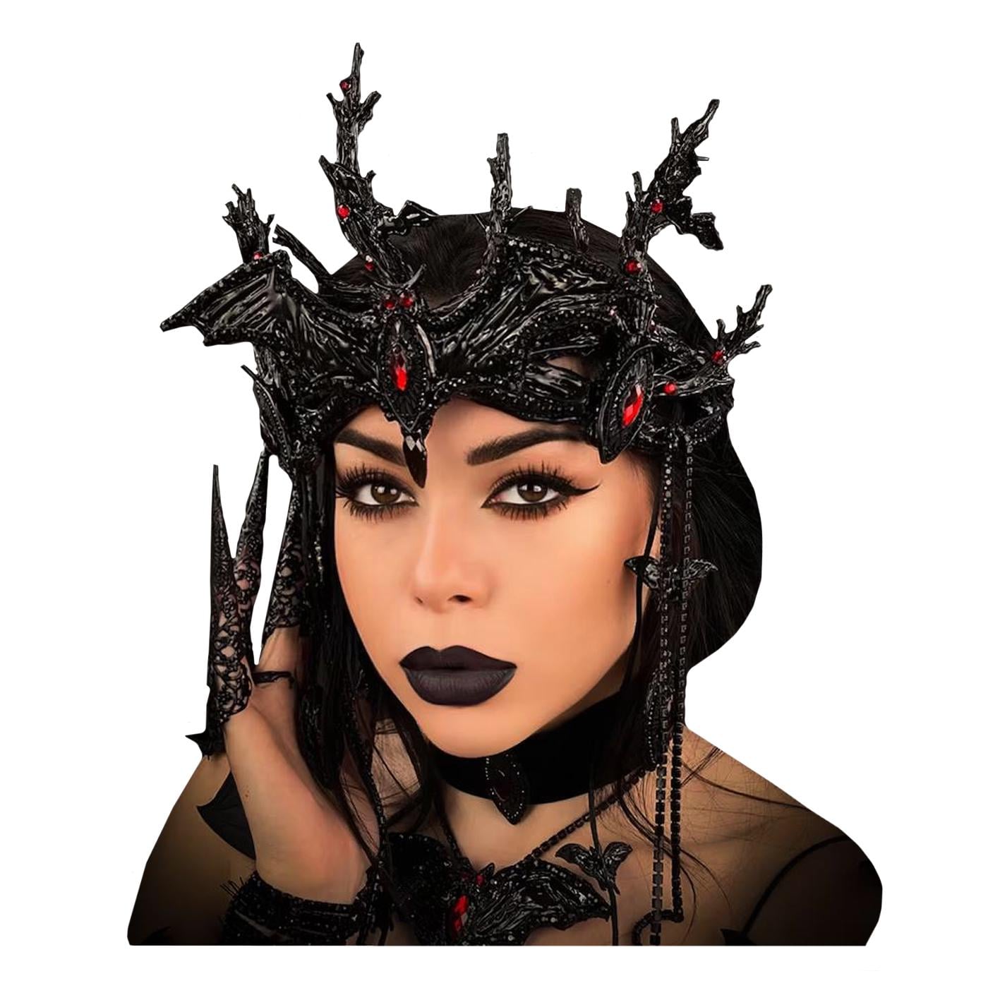 Тиара Seta Décor Ульрика летучая мышь (23-592BLK-RD)