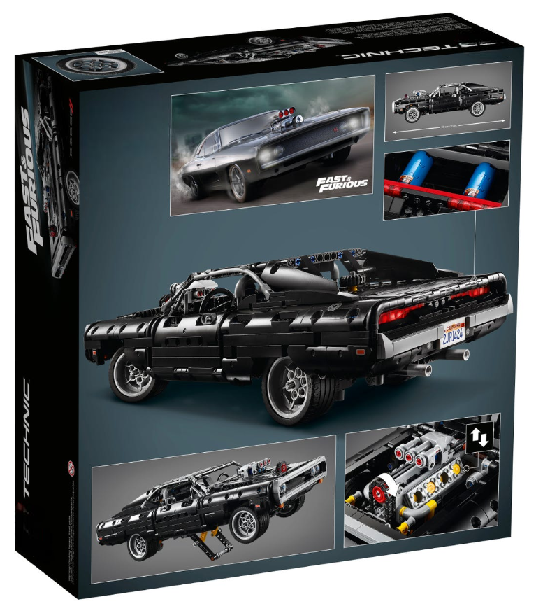 Конструктор Technic Dodge Charger Доминика Торетто 1077 деталей (42111) - фото 6