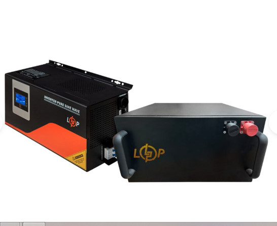 Комплект резервного питания LogicPower ИБП и литиевая LiFePO4 батарея UPS W8500 АКБ LiFePO4 8192W