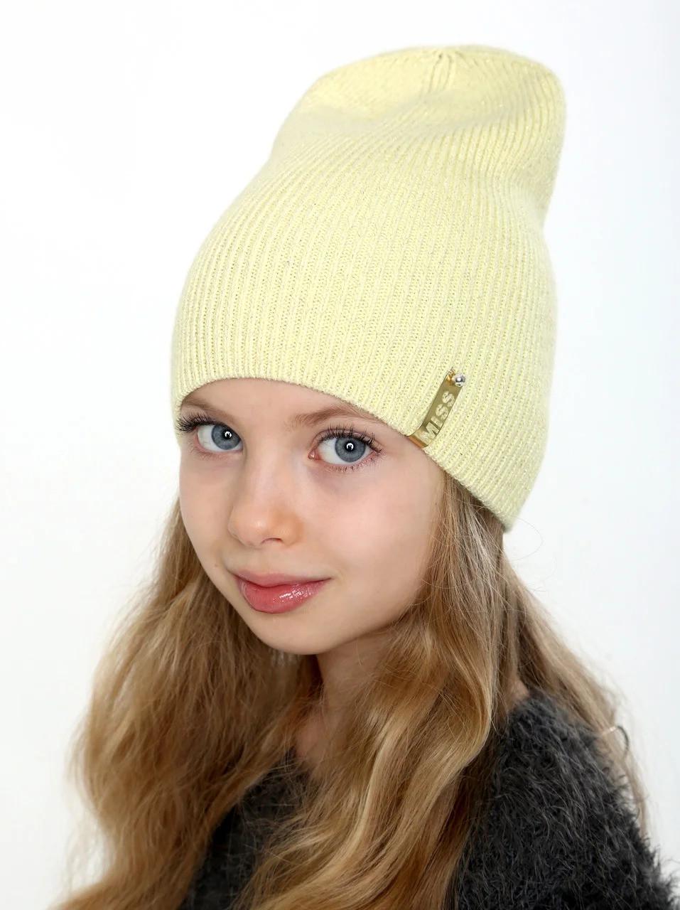 Шапка для девочки Arctic 54-58 см Лимонный (1375413157) - фото 1 Шапка для девочки Arctic 54-58 см Лимонный (1375413157) - фото 1