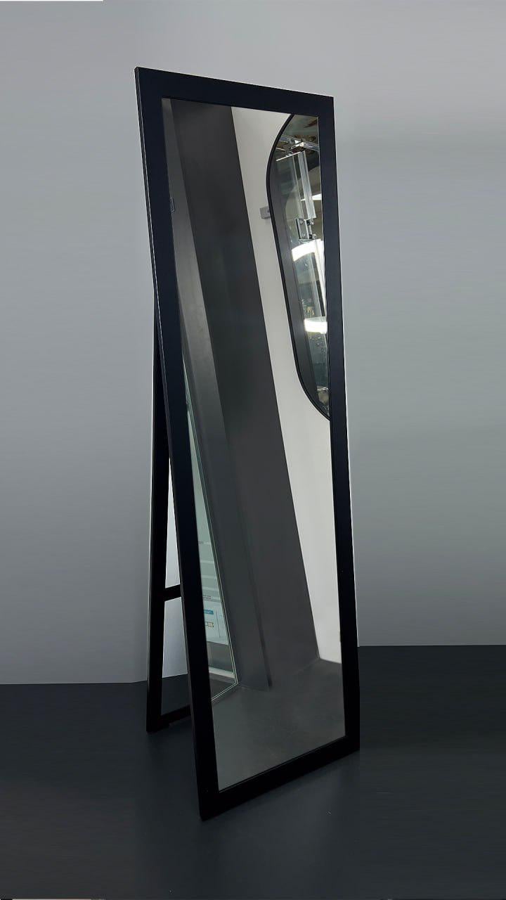 Дзеркало підлогове CRYSTAL GLASS 1800 в прямій рамі 1700х550 мм Чорний (С4042)