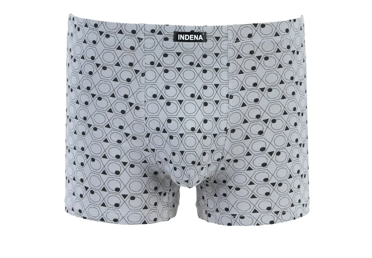Мужские боксеры стрейчевые Indena 4XL р. 52-54 2 шт. Светло-серый (81024)