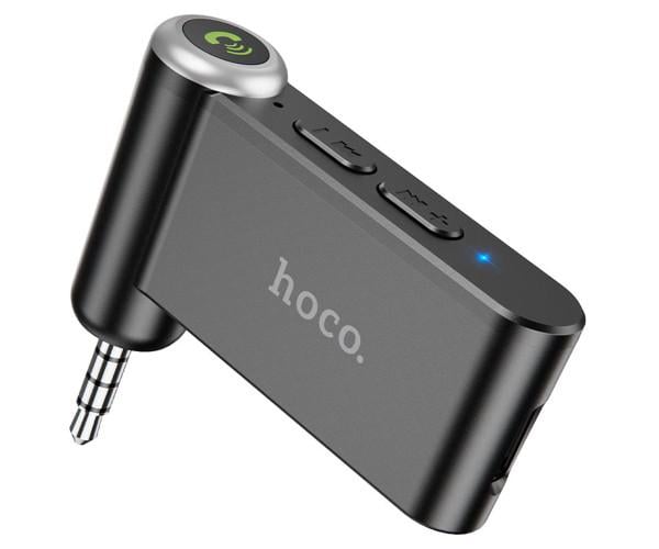 Ресивер Bluetooth аудіо Hoco E58 Magic AUX для авто 140mAh Black