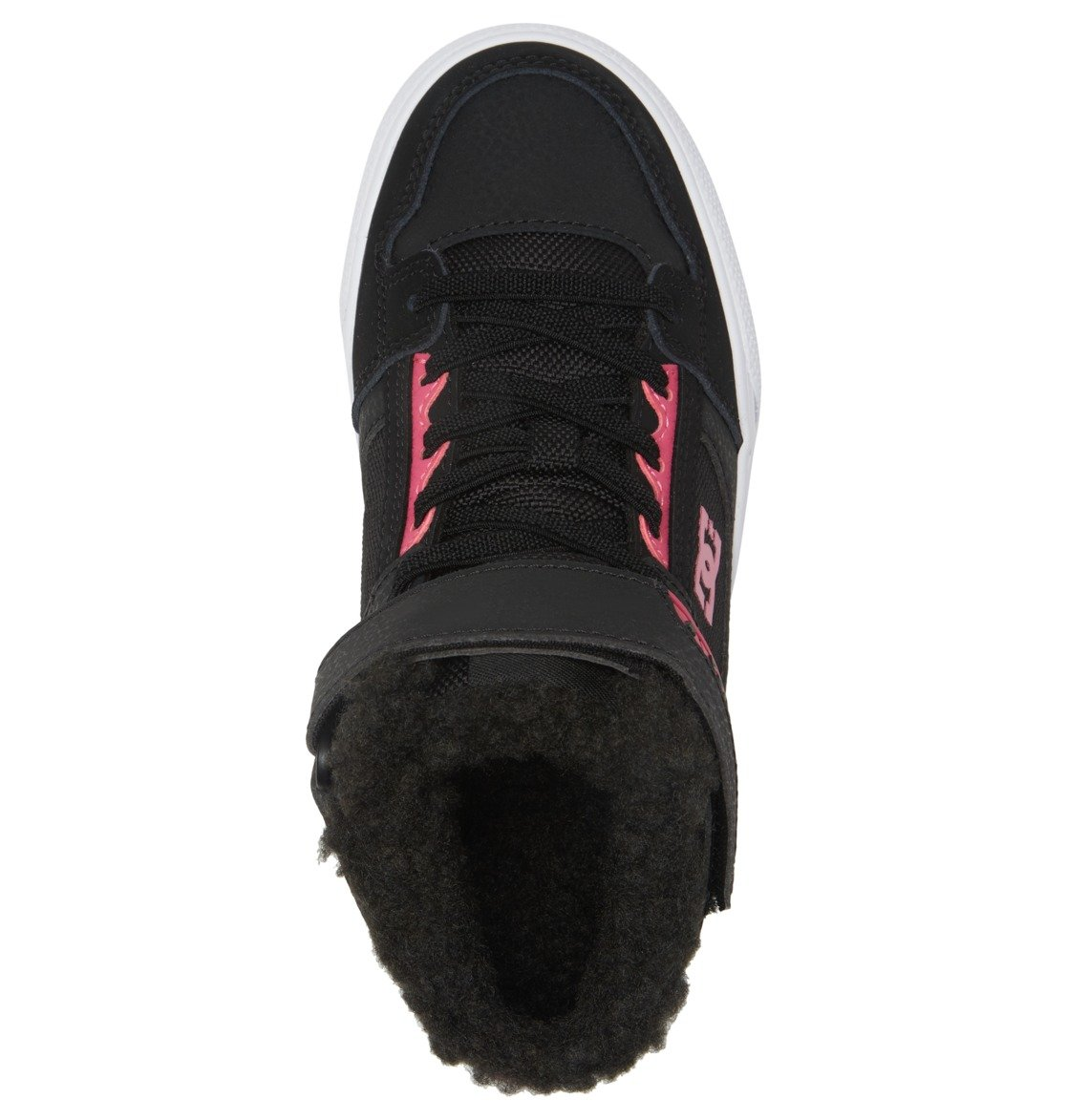 Кросівки DC Shoes Pure High Top Wnt р. 37/6/24,5 см Чорний/Рожевий - фото 4 Кросівки DC Shoes Pure High Top Wnt р. 37/6/24,5 см Чорний/Рожевий - фото 4