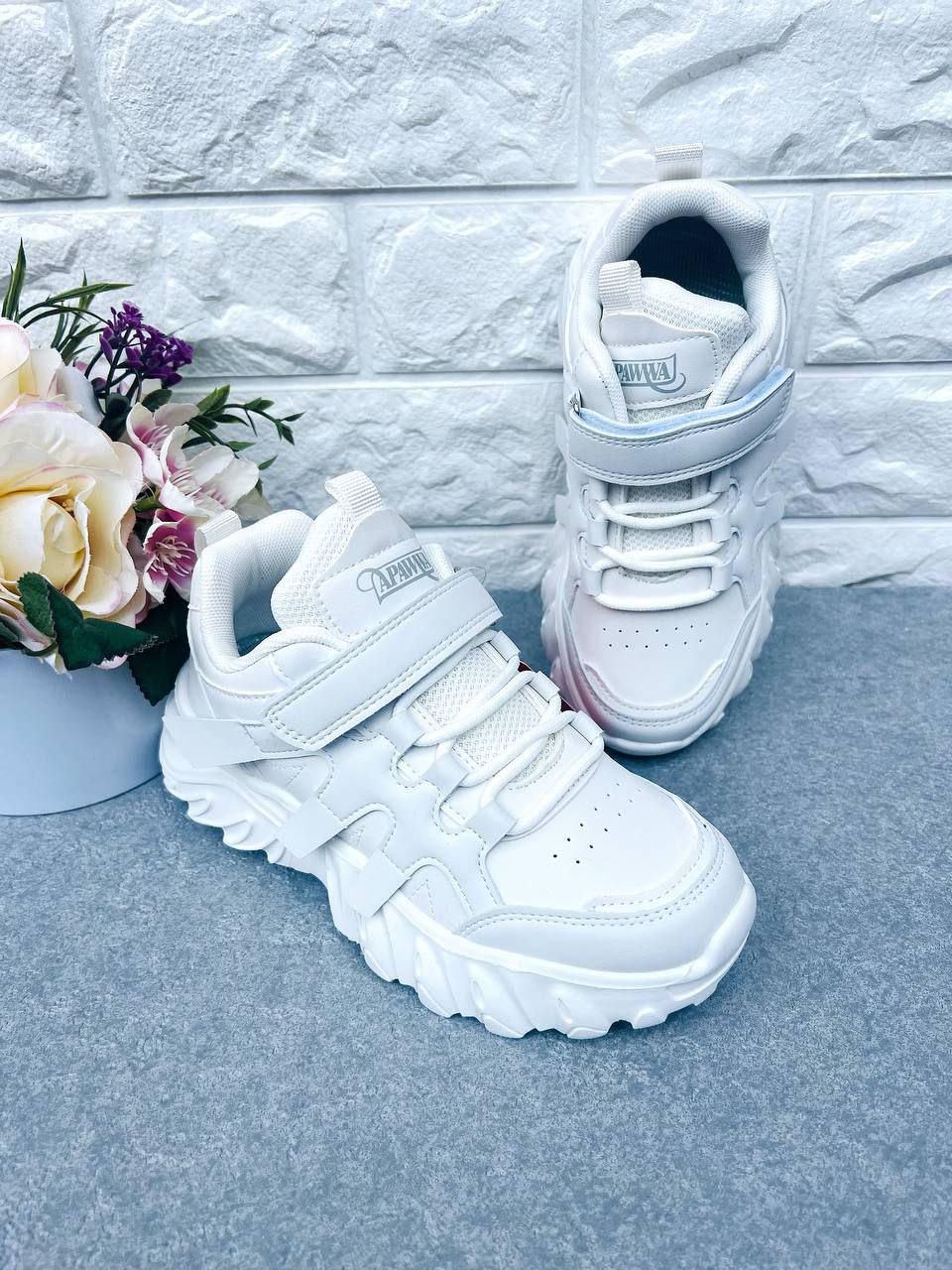 Кроссовки унисекс Apawwa 1702 р. 34 21,5 см Белый (1702-1)