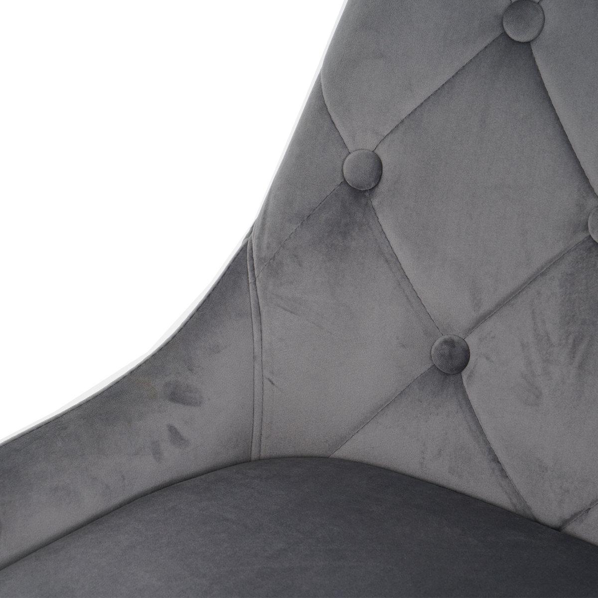 Стул кухонный Intarsio Alfie Черный/Серый (13768599) - фото 8 Стул кухонный Intarsio Alfie Черный/Серый (13768599) - фото 8