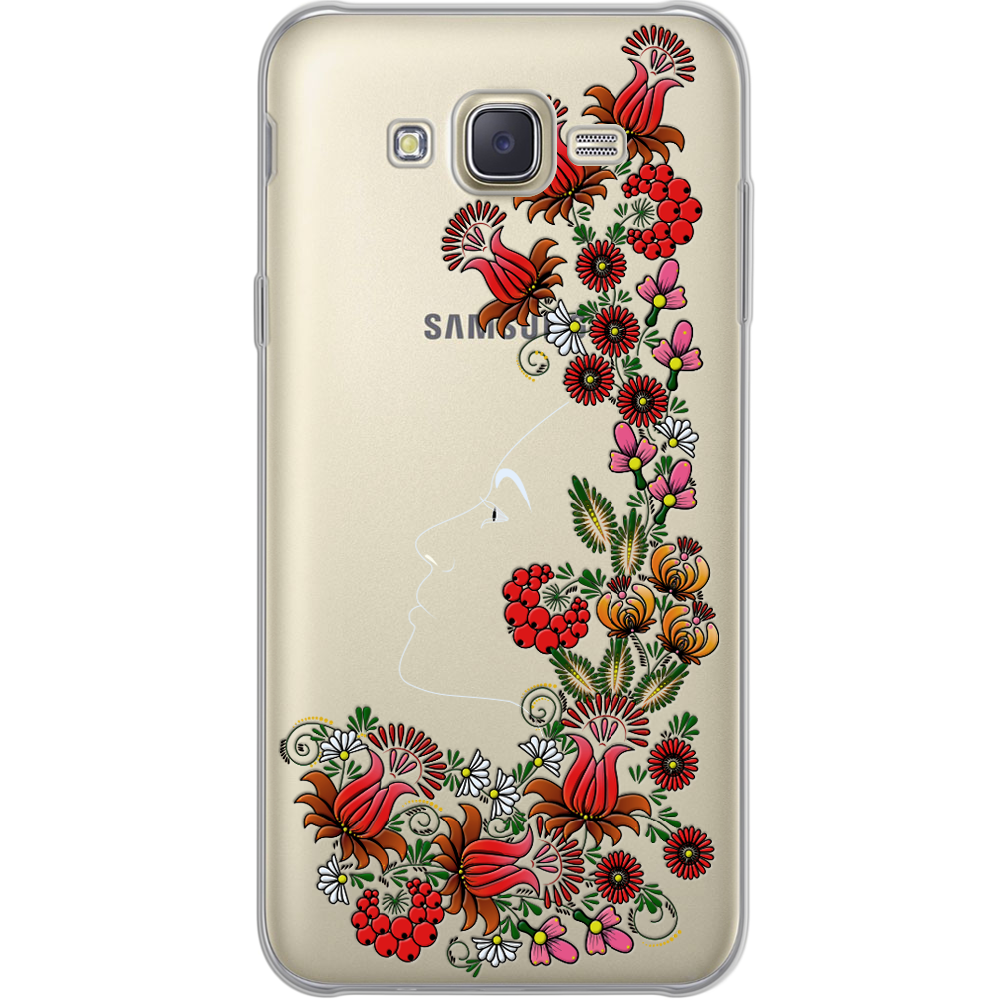 Чохол BoxFace Samsung J700H Galaxy J7 3D Ukrainian Muse Прозорий силікон (24496-bk64-24496)