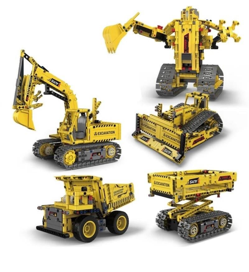 Конструктор на радіокеруванні KY World К96173 Команда техніки 5в1 555 деталей (010/10)