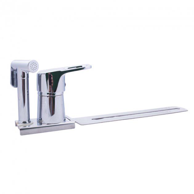 Змішувач для гігієнічного душу Frap на унітаз одноважільний хром латунь F1250-2 Змішувач для гігієнічного душу Frap на унітаз одноважільний хром латунь F1250-2