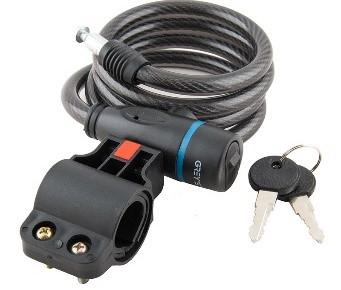 Велосипедный замок Grey's спиральный (GR51012)