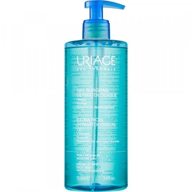 Гель дерматологический Uriage Dermatological Gentle Foaming Cleanser Gel 1000 мл