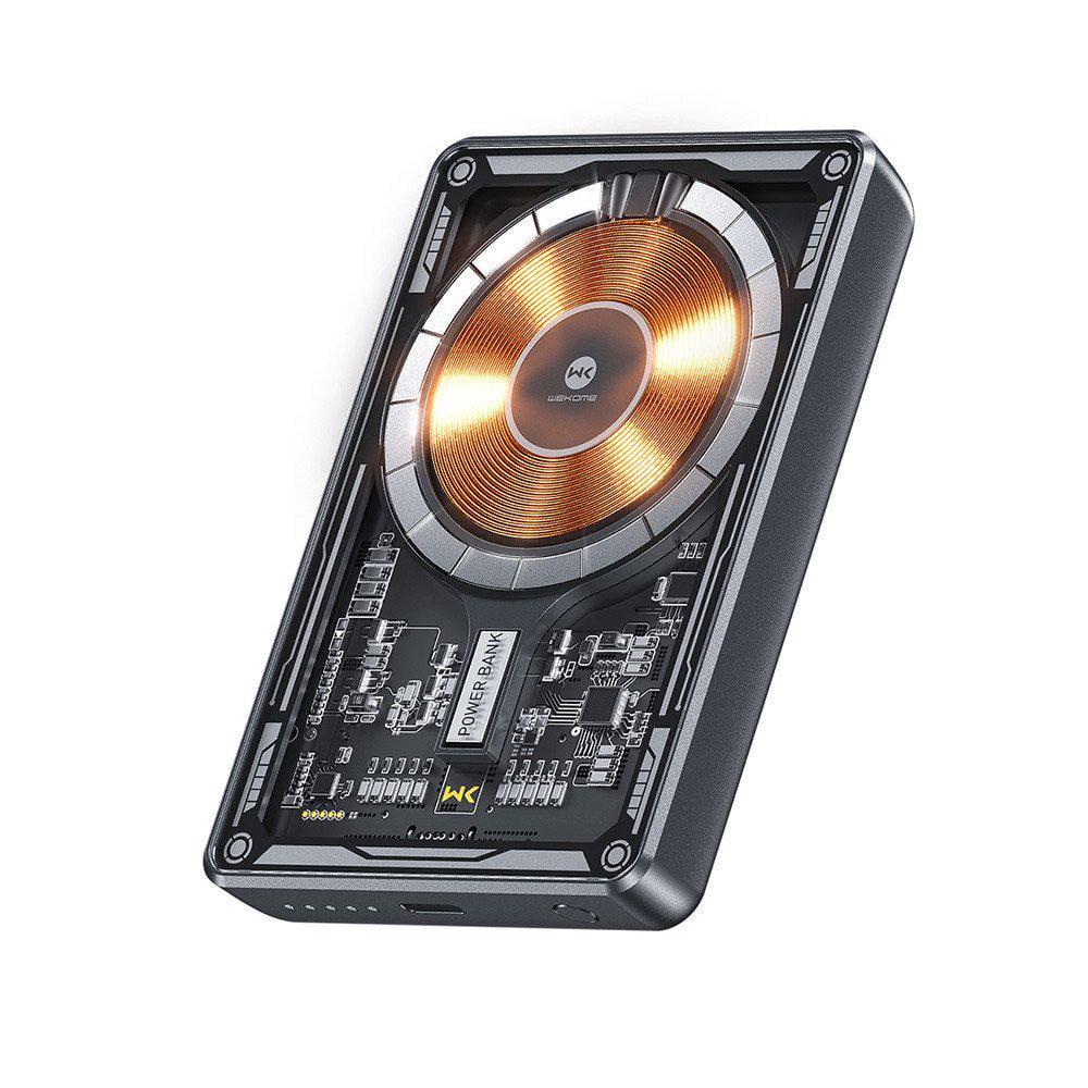 Повербанк Wekome Magnetic 15W Wireless + 20W PD Fast Charging 5000 mAh Black (WP-287)
