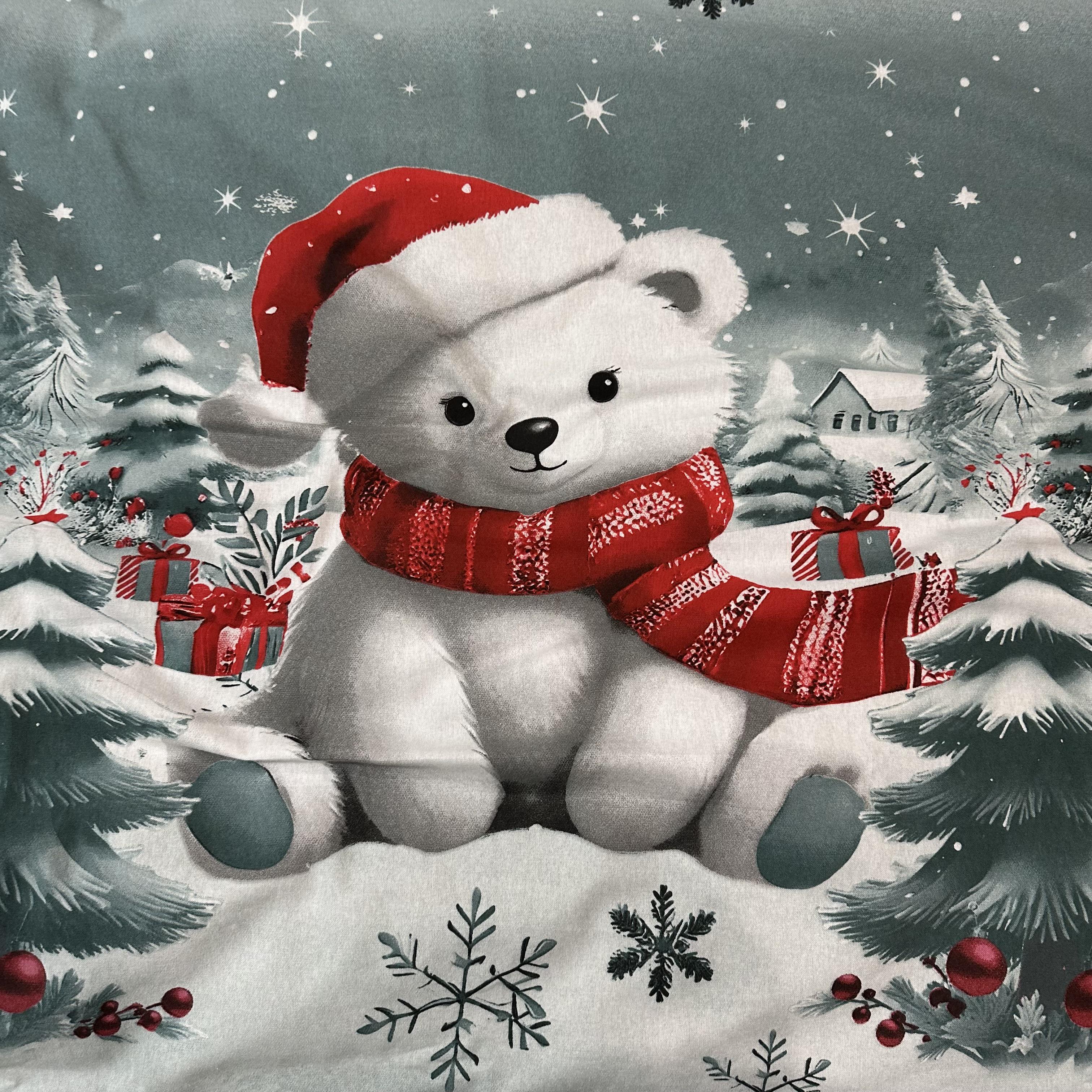 Комплект постільної білизни байкова Зимовий євро Сірий (байка 5-3) - фото 6