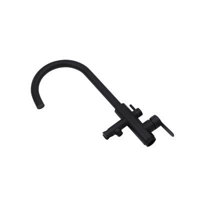 Смеситель для ванны напольный Kroner KRP Edelstahl Klassisch-SCH077 Черный - фото 5