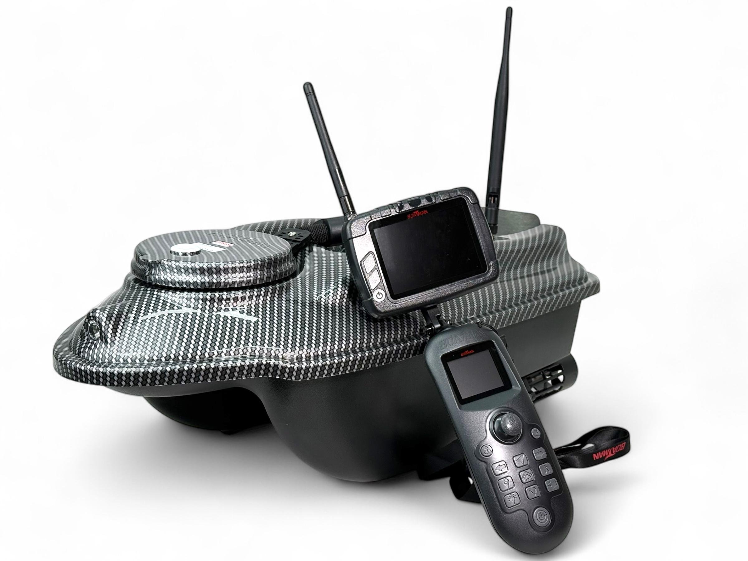 Карповый кораблик Boatman Actor GPS 10A автопилот c эхолотом Карбон (AT79)