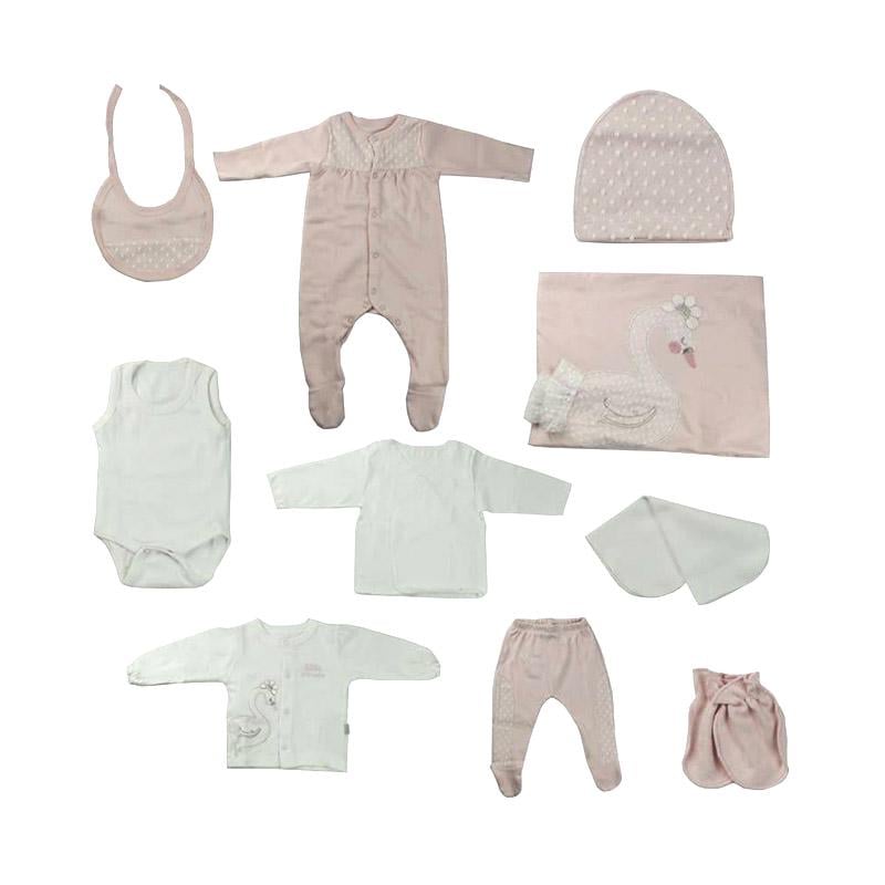 Комплект Bebetto Z616 10 единиц р. 56-62 см Розовый/Белый