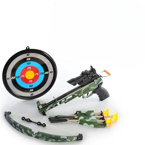 Дитячий іграшковий арбалет Bambi M 0488 зі стрілами на присосках (RLT17292)