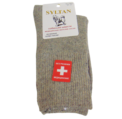 Носки термо лечебные собачья шерсть Syltan 2863 р. 37-41 Бежевый (2002205713)