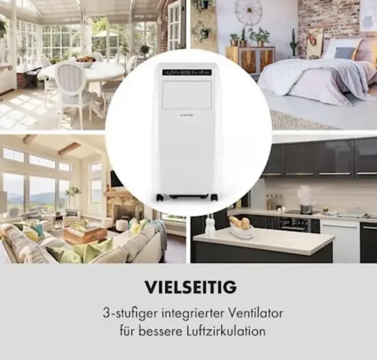 Кондиционер мобильный KLARSTEIN Metrobreeze Rome 10 000 BTU/3,0 кВт EEC A+ 49 м2 - фото 5 Кондиционер мобильный KLARSTEIN Metrobreeze Rome 10 000 BTU/3,0 кВт EEC A+ 49 м2 - фото 5