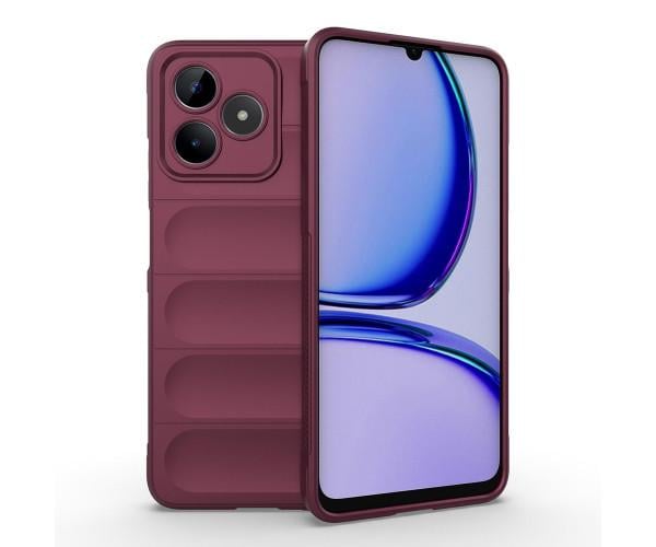 Чехол - накладка Ricco Phantom Shield для Realme C53 с защитой при падении Бордовый