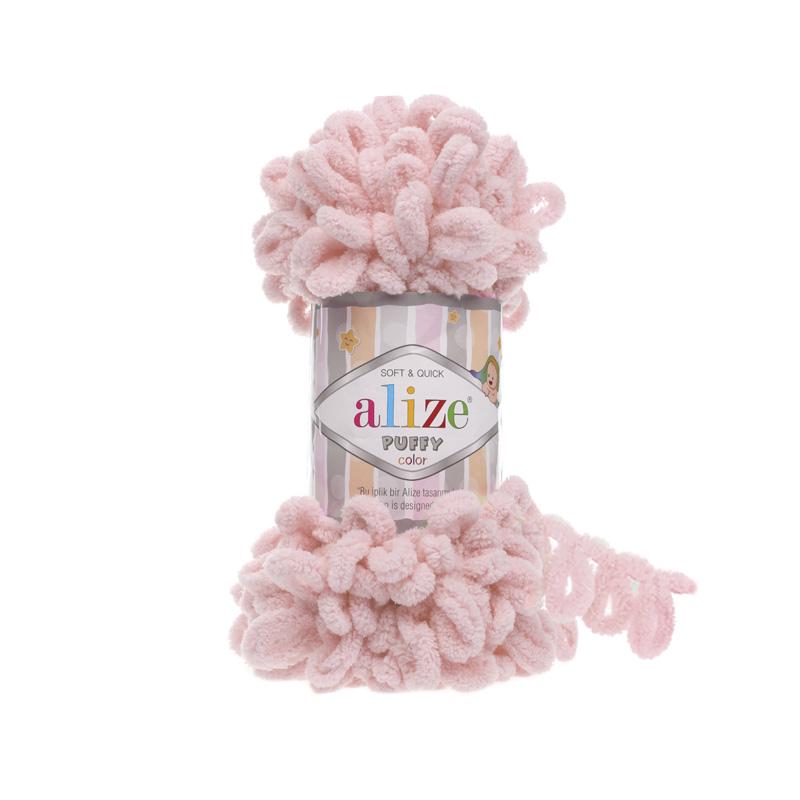 Пряжа Alize Puffy 161 Пудровий