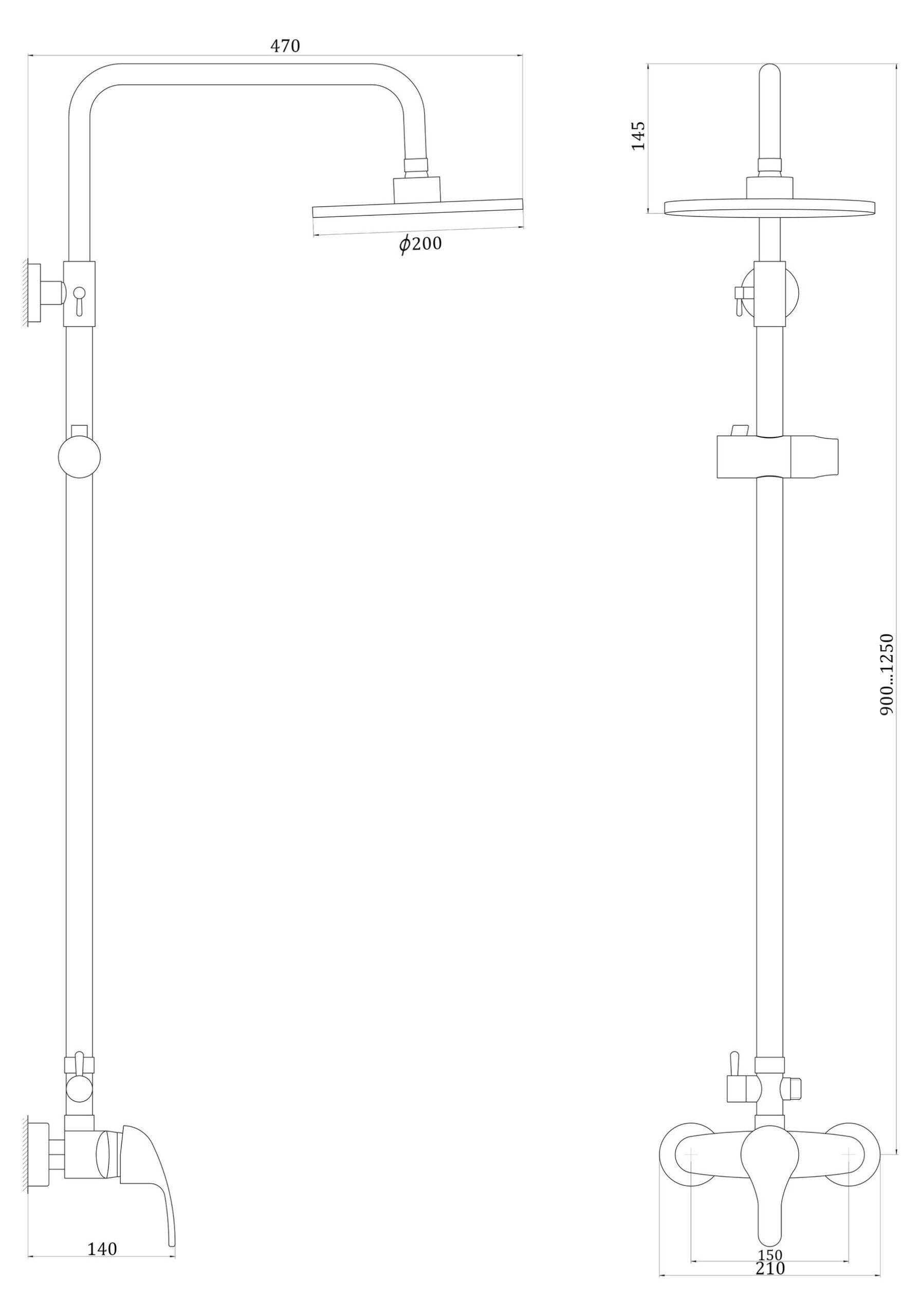 Душевая система Globus Lux GLSO-0044 - фото 5