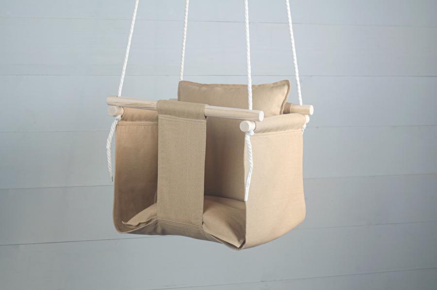 Качели детские тканевые Christyle 30х35 см Бежевый (15901)