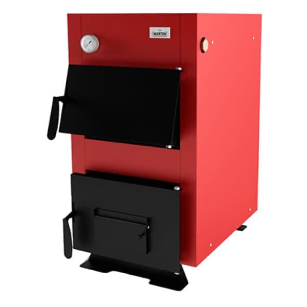 Котел твердотопливный Marten Base-15 кВт 150 м2 с ручным управлением (BON-000002098)