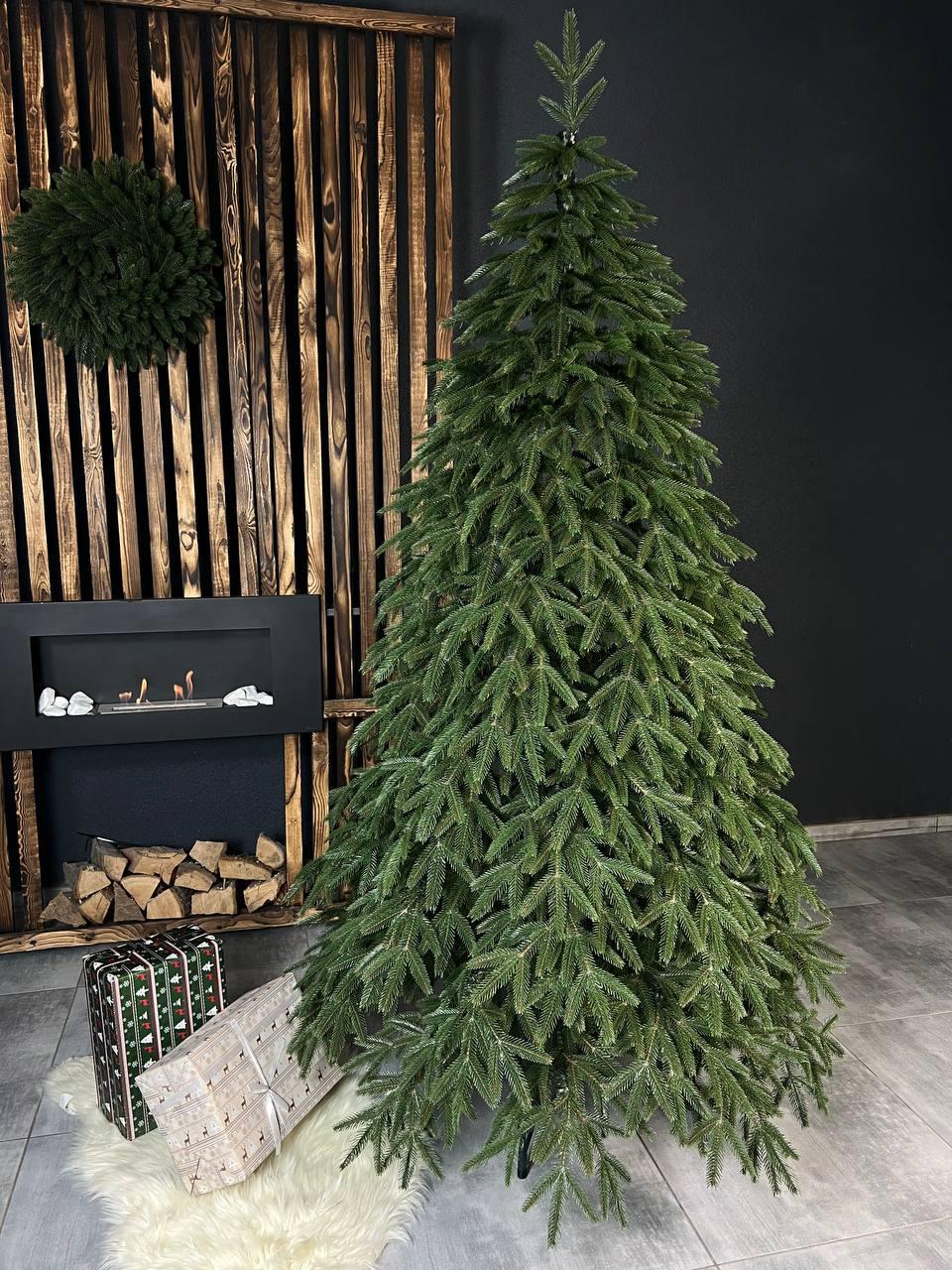 Искусственная елка литая Ель с металлической подставкой 1,9 м Зеленый (YLN3219)