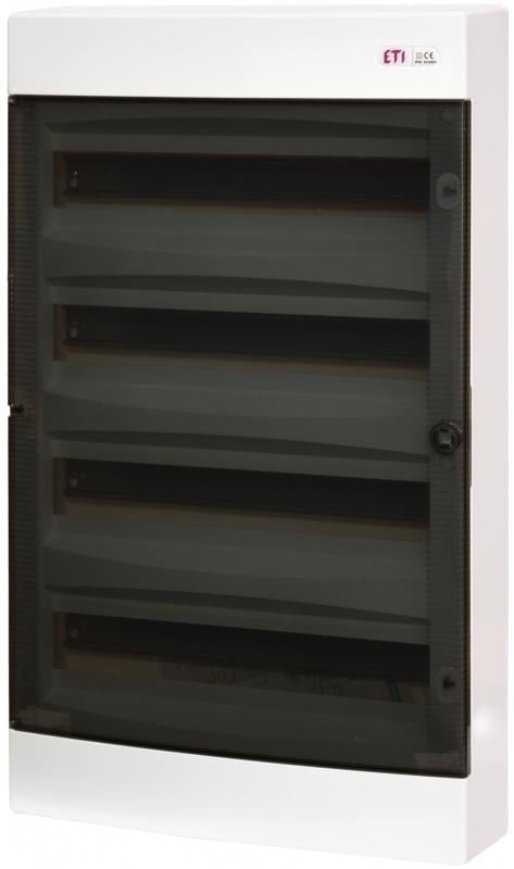 Щит распределительный ETI ECT 4x18 PT 72 модуля пластик 652х396х112 мм Прозрачный (1100270)