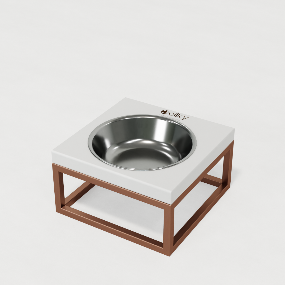 Миска на подставке для кошек и маленьких собак Hollky Base Solo S 0,45 л (S-18187-GLWH) - фото 9 Миска на подставке для кошек и маленьких собак Hollky Base Solo S 0,45 л (S-18187-GLWH) - фото 9