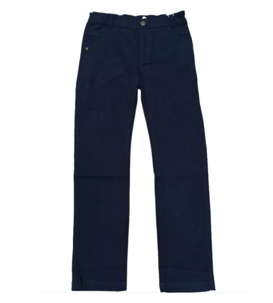 Штани котонові на хлопчиків Bembi ШР 473 128 см Темно-синій