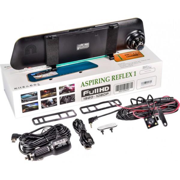 Відеореєстратор автомобільний Aspiring Reflex 1 вбудований у дзеркало заднього виду 4,3" (24514) - фото 5