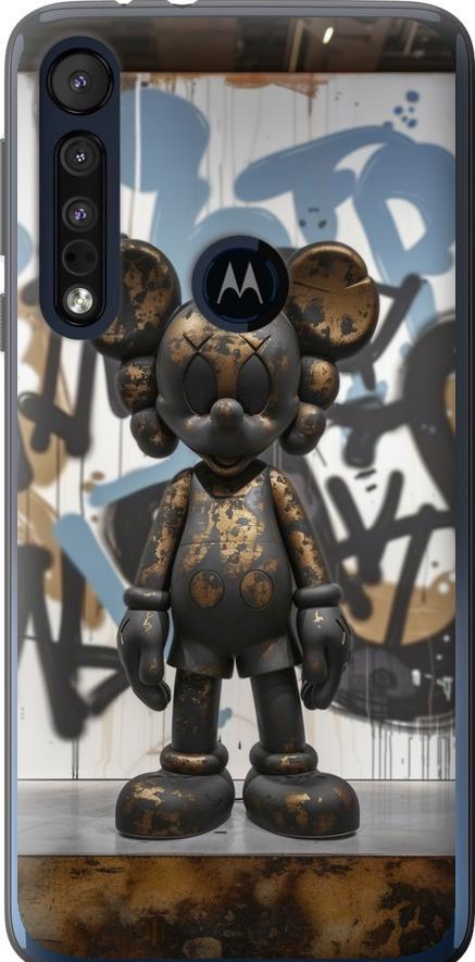 Чехол на Motorola One Macro Bronze kaws v2 (6098u-1812-42517)