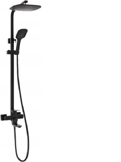 Система душевая для ванны Kroner KRP Edelstahl Kubus-SCH063 Черный (5465175) - фото 8 Система душевая для ванны Kroner KRP Edelstahl Kubus-SCH063 Черный (5465175) - фото 8