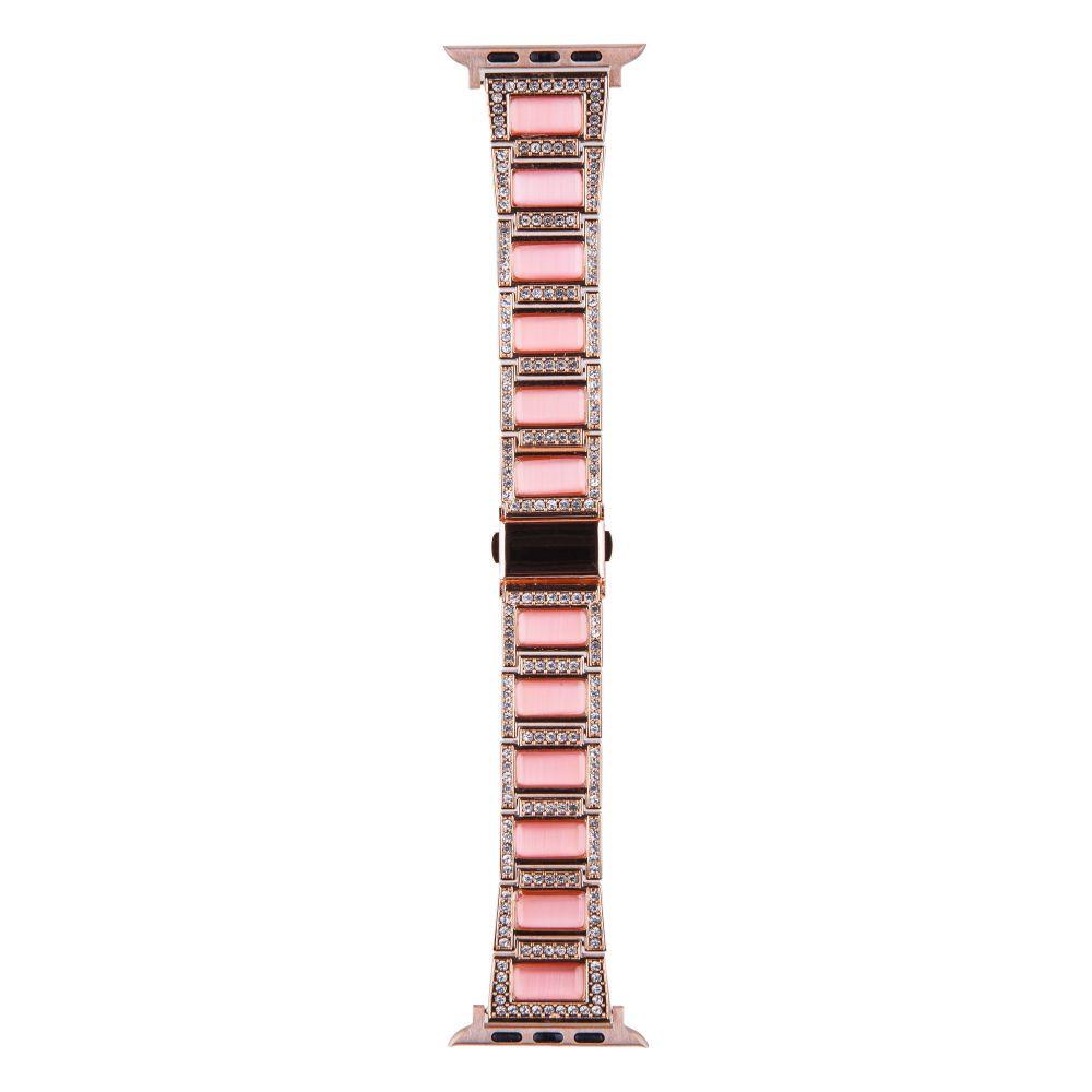 Ремешок для Apple Watch 42-44 mm Metal Cat Rose/Pink (29caa1-14666)