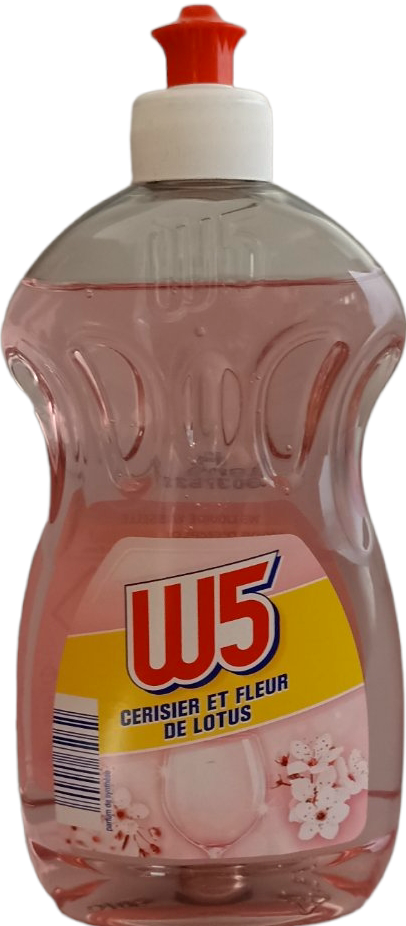 Средство для мытья посуды W5 Cerisier et fleur de lotus 500 мл (14304) Средство для мытья посуды W5 Cerisier et fleur de lotus 500 мл (14304)