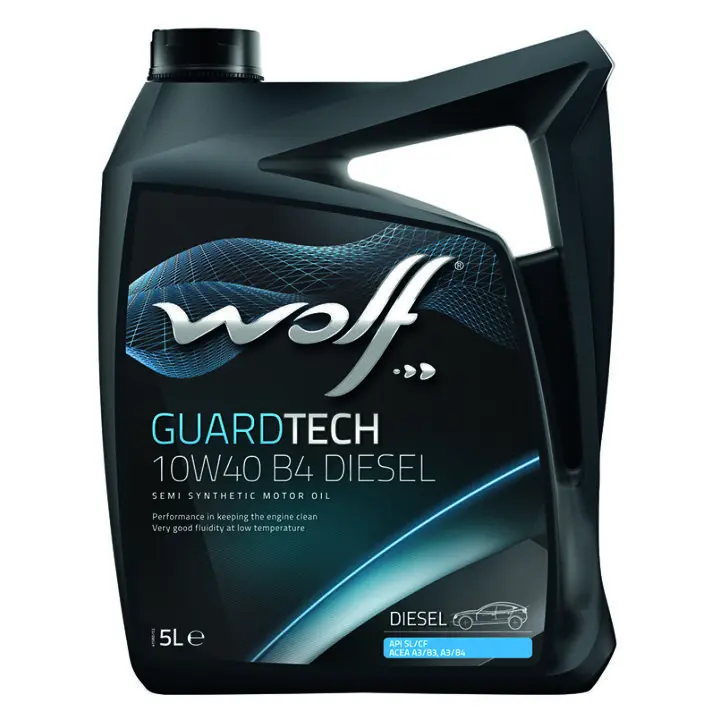 Моторное масло WOLF Guardtech B4 Diesel 10W-40 5 л (8303913) Моторное масло WOLF Guardtech B4 Diesel 10W-40 5 л (8303913)