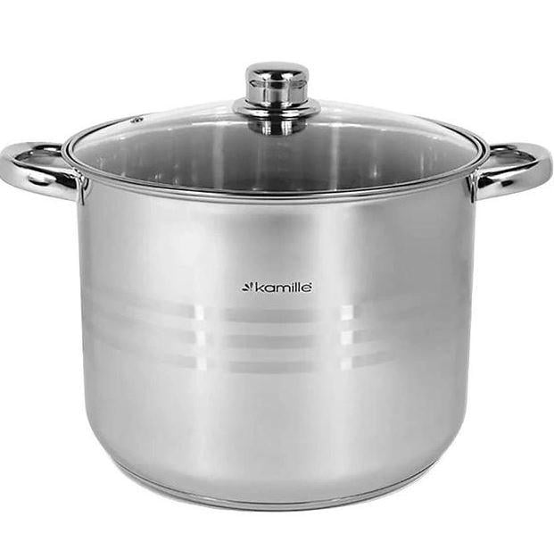 Кастрюля с крышкой Kamille KM-5401 4,5 л Нержавеющая сталь (14381980)