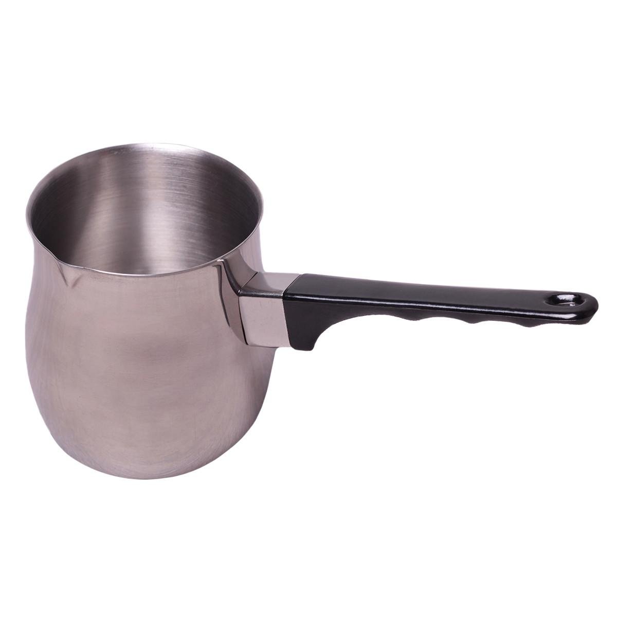 Турка для кофе Kamille KM-4362 из нержавеющей стали с бакелитовой ручкой 700 мл Стальной (150-84-4362)